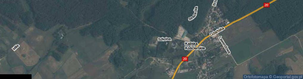 Zdjęcie satelitarne Szkolna ul.